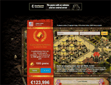 Tablet Screenshot of goldentowns.com